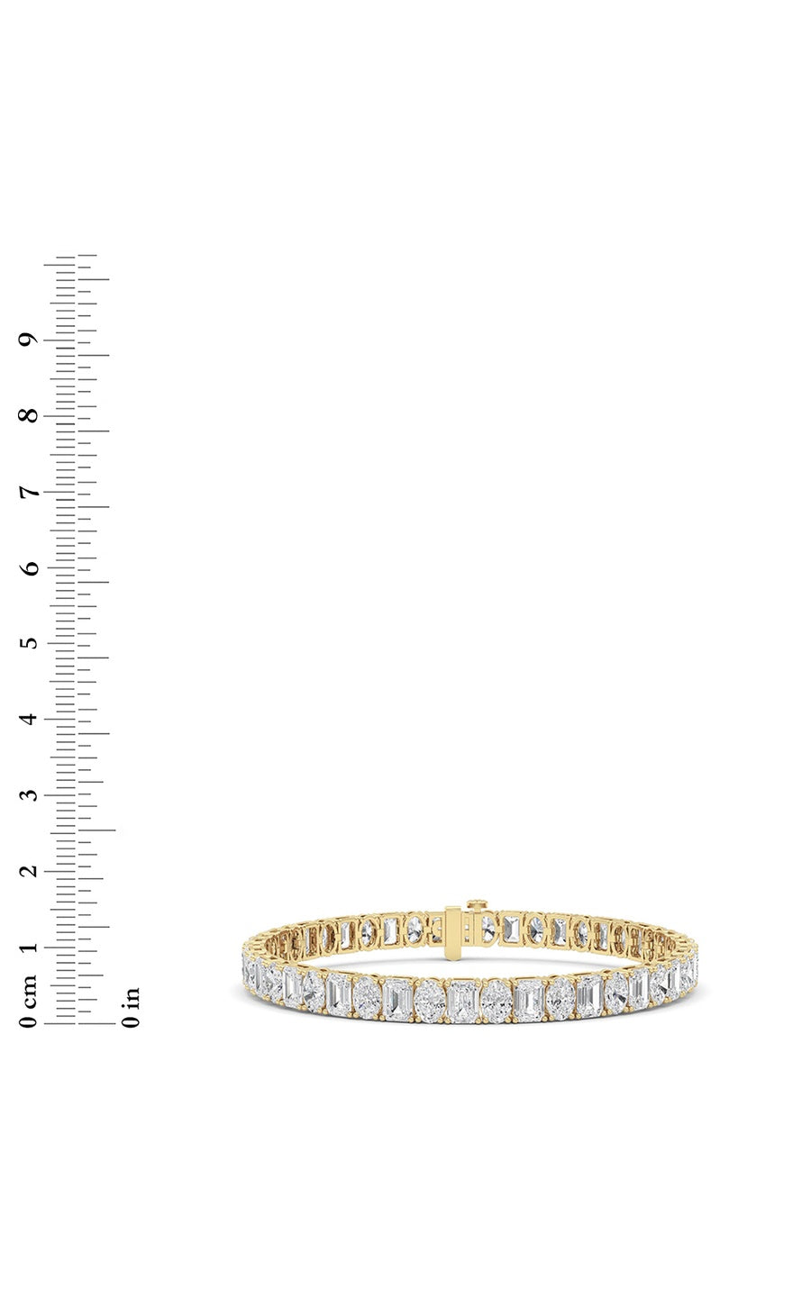 14K White Gold Bracelet KJ01091B.EM-15-21F