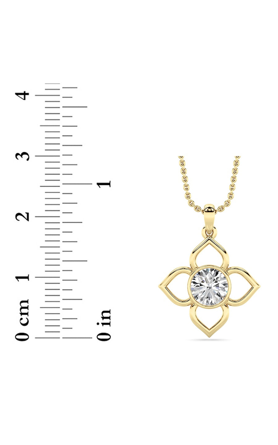 14K White Gold Necklace KJ02468P.RD-1-21F