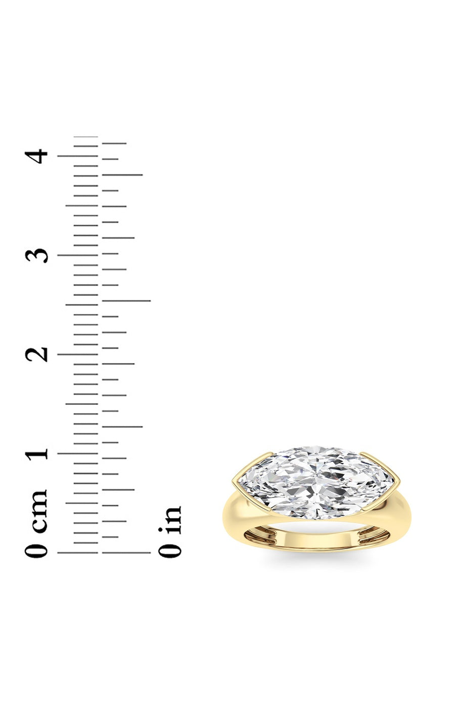 14K White Gold Ring KJ03288R.MQ-3-21F