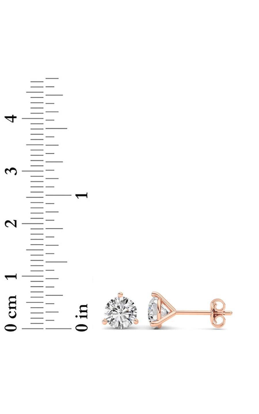 14K White Gold Earring KJ01724E.RD-3-21F
