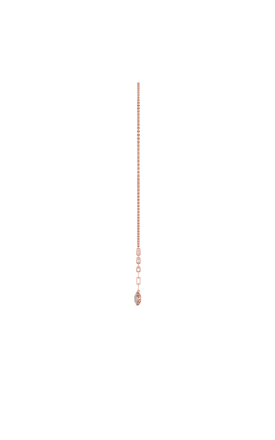 1.5CTW Oval Shaped Lab Grown Diamond (F/VS) Solitaire Necklace in 14K Gold