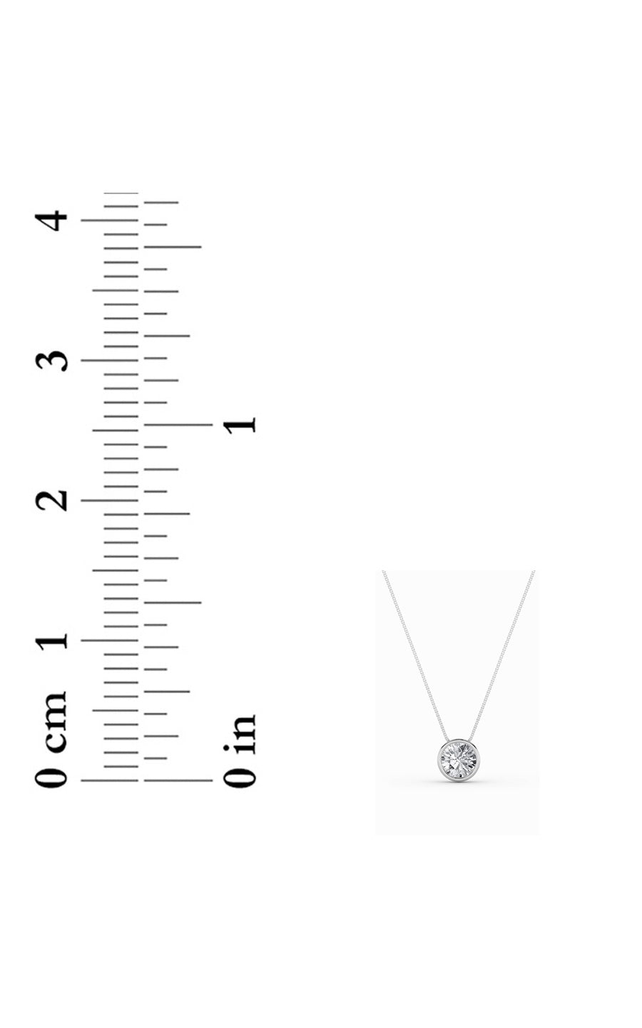 2CTW Round Shaped Lab Grown Diamond (F/VS) Solitaire Pendant in 14K Gold