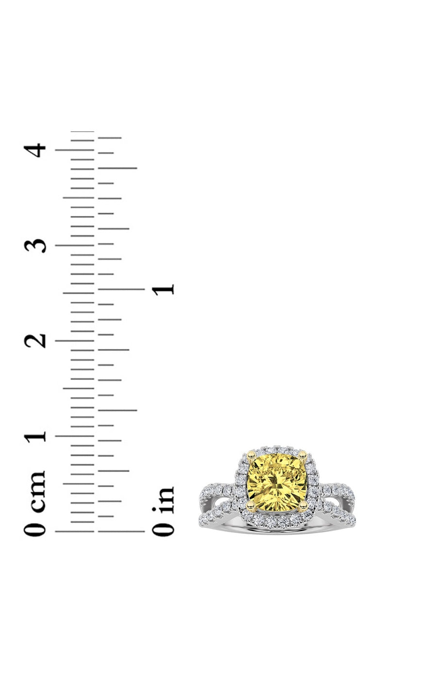 2.25CTW Elongated Cushion Shaped Lab Grown Diamond (F/VS) Ring in 14K Gold