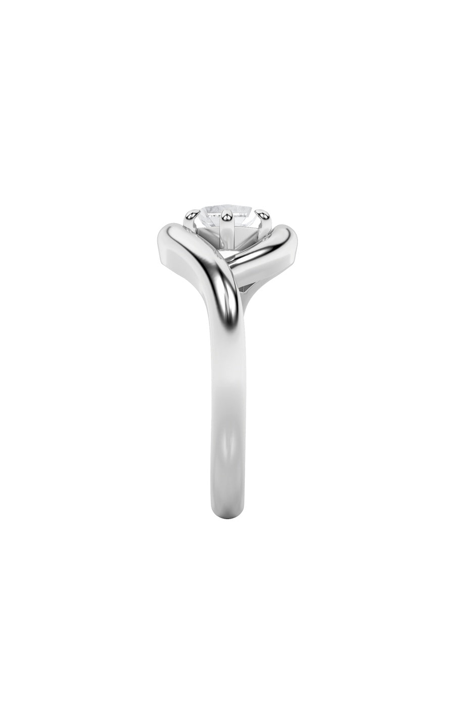 2Cttw Marquise Shaped Lab Grown Diamond (F/VS) East West Solitaire Ring in 14K Gold