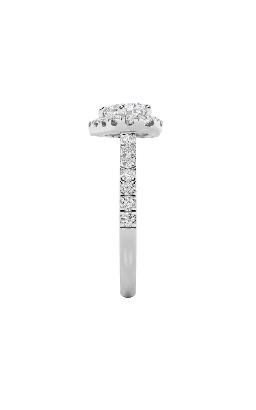 1.5Cttw Heart Shaped Lab Grown Diamond (F/VS) Heart Shaped Ring in 14K Gold