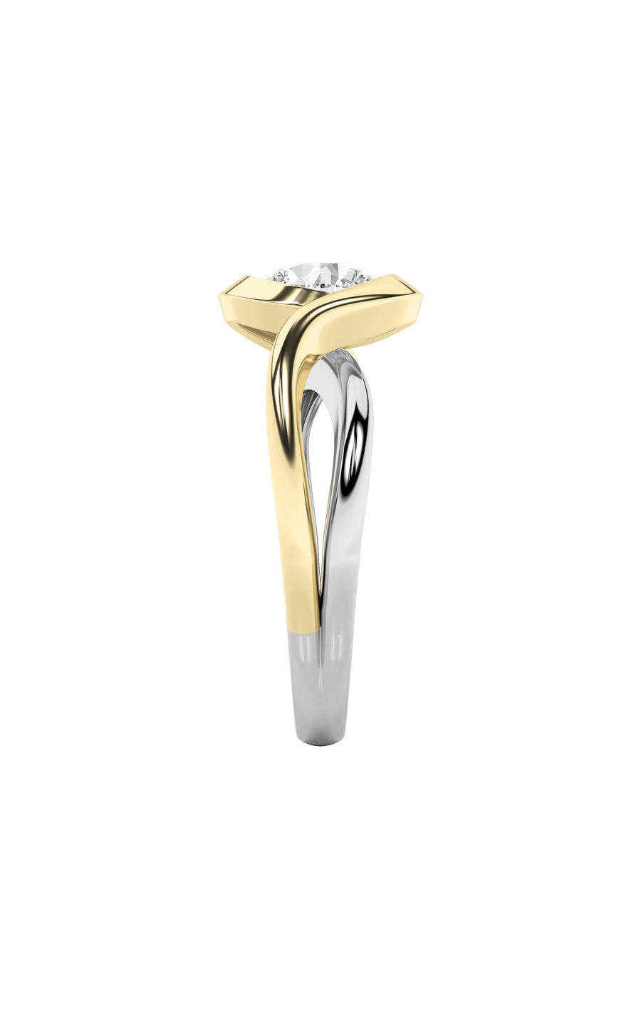 2Cttw Round Shaped Lab Grown Diamond (F/VS) Solitaire Engagement Ring in 14K Gold