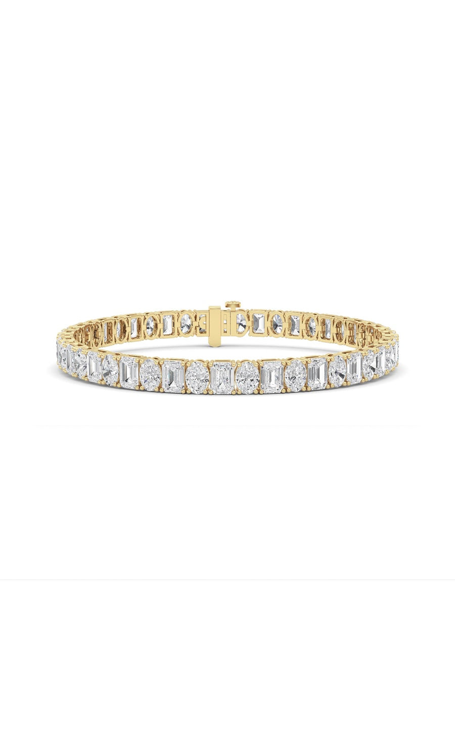 14K White Gold Bracelet KJ01091B.EM-15-21F