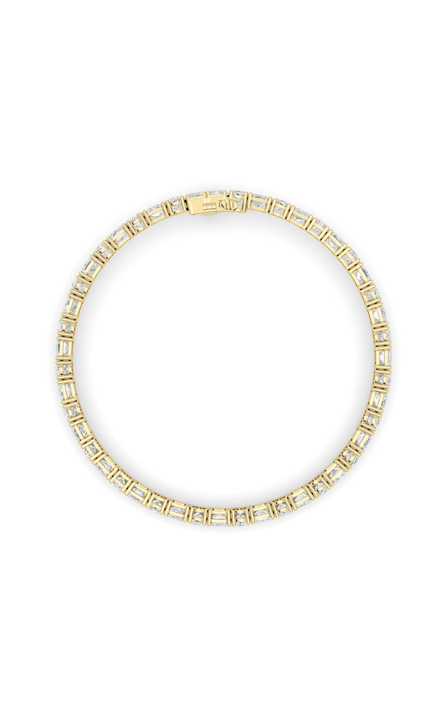 14K White Gold Bracelet KJ01091B.EM-15-21F
