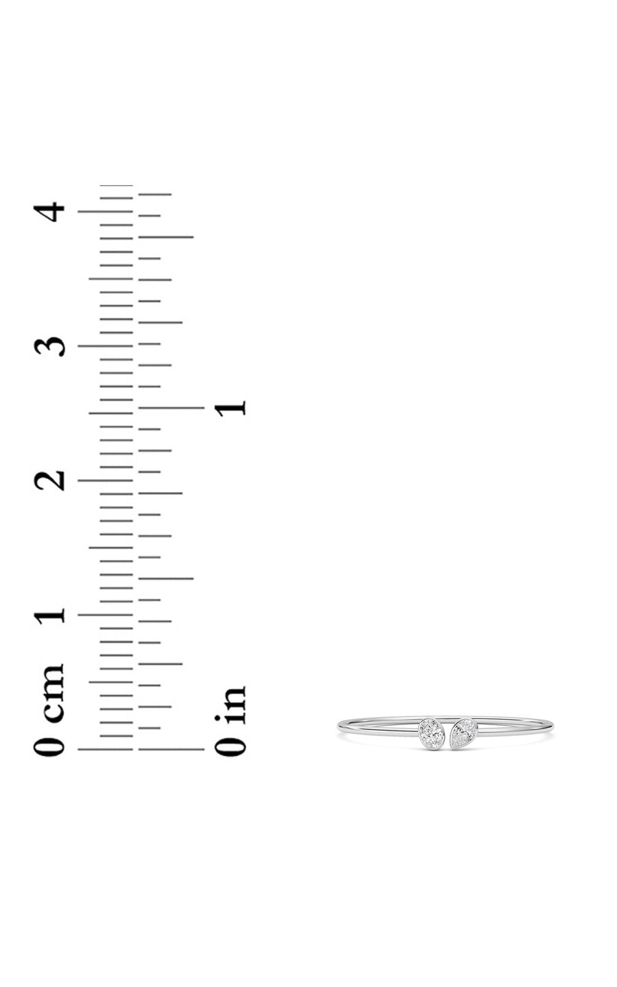 14K White Gold Bracelet KJ02362A.OV-2-21F