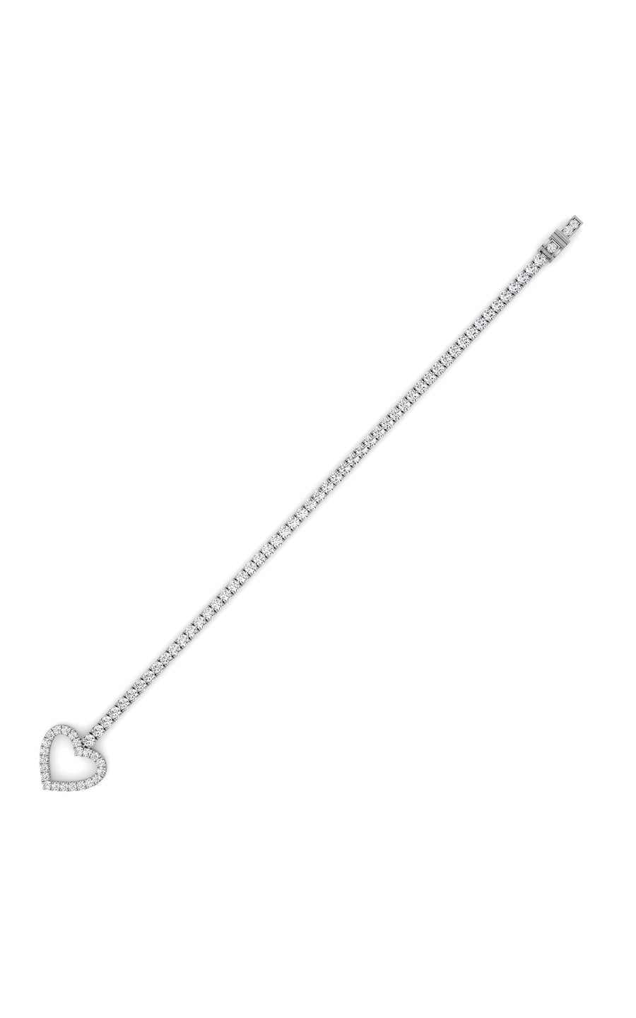 14K White Gold Bracelet KJ02792B.RD-5-21F