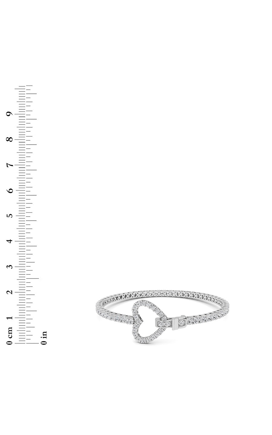 14K White Gold Bracelet KJ02792B.RD-5-21F