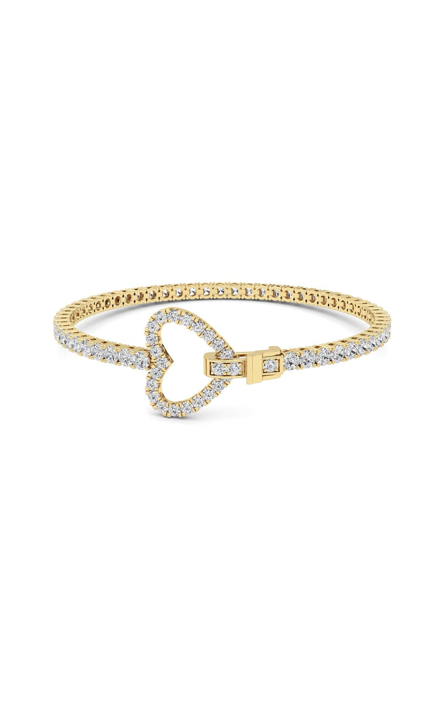 14K White Gold Bracelet KJ02792B.RD-5-21F