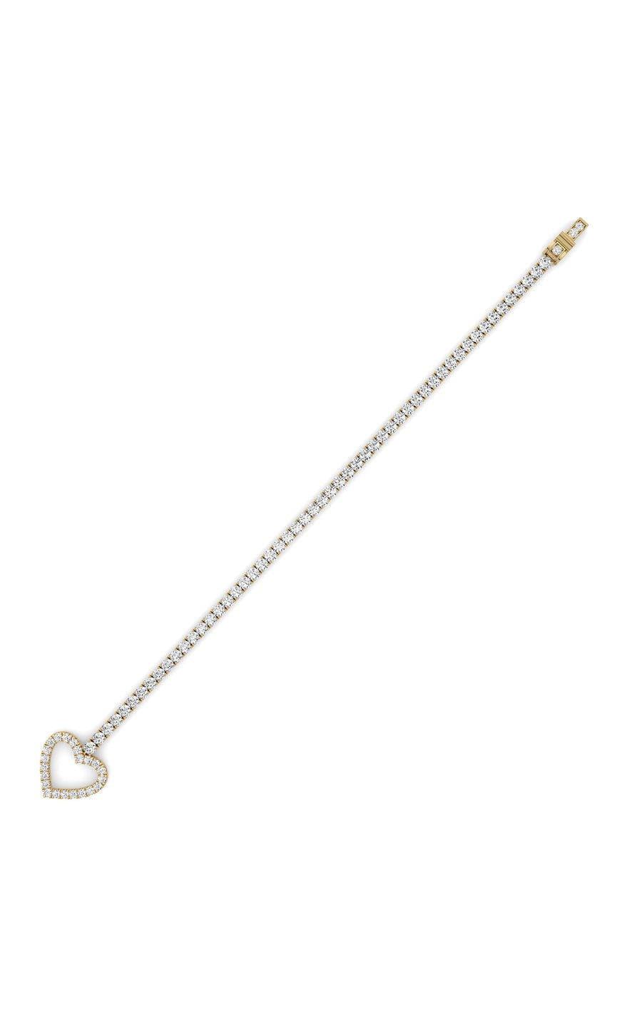 14K White Gold Bracelet KJ02792B.RD-5-21F