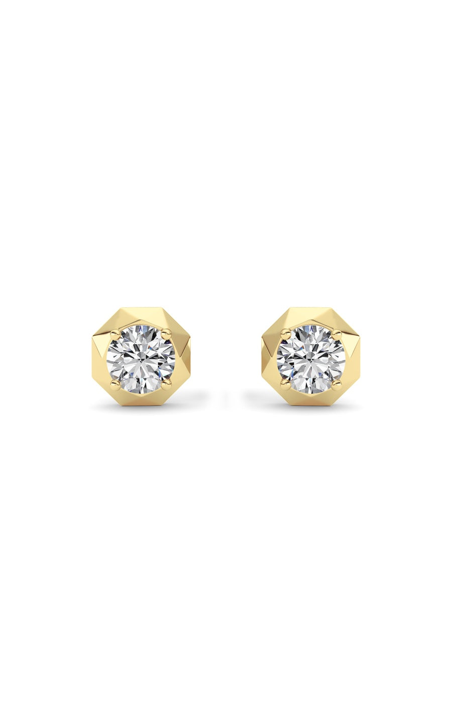 14K Yellow Gold Earring KJ02547E.RD-2-22F