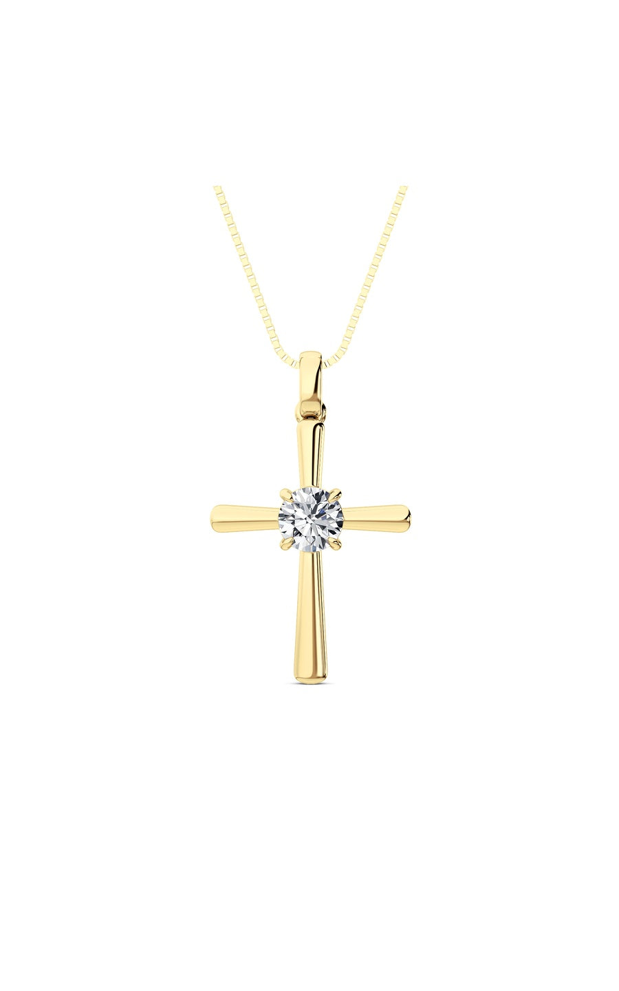 14K Yellow Gold Necklace KJ02500P.RD-0.5-22F