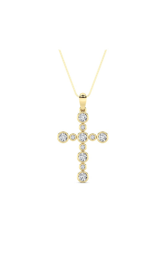 14K Yellow Gold Necklace KJ02507P.RD-1-22F