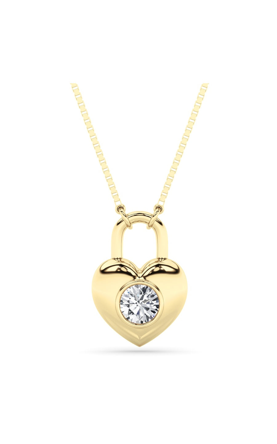 14K Yellow Gold Necklace KJ02570N.RD-0.5-22F