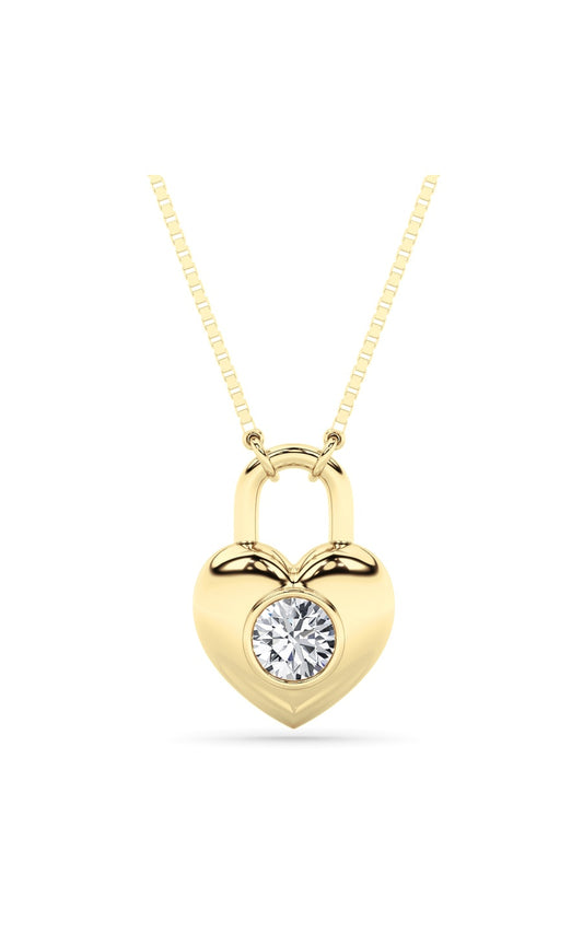 14K Yellow Gold Necklace KJ02570N.RD-0.5-22F