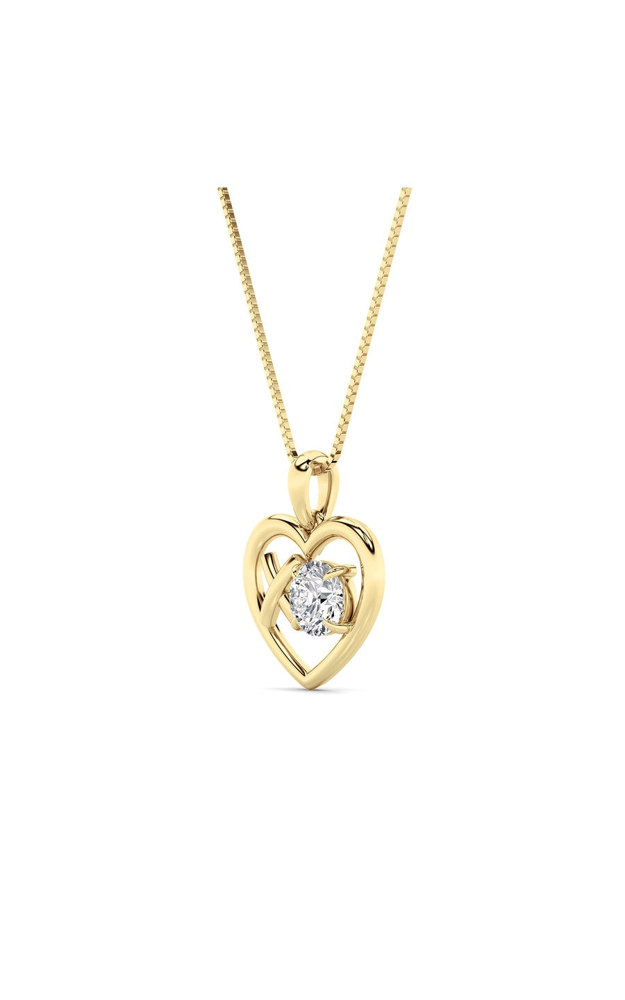 14K Yellow Gold Necklace KJ02701P.RD-1-22F