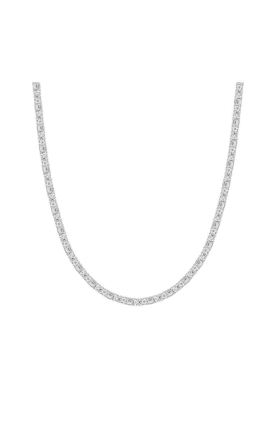 14K White Gold Necklace KJ02900N.EM-25-21F