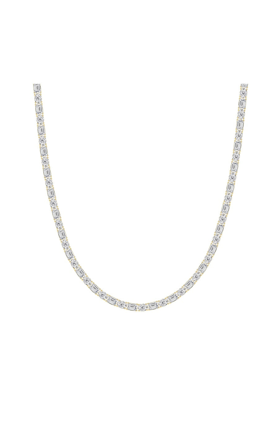 14K White Gold Necklace KJ02900N.EM-25-21F