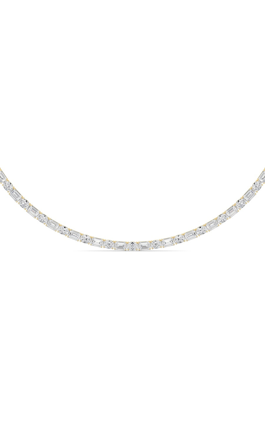 14K White Gold Necklace KJ02900N.EM-25-21F