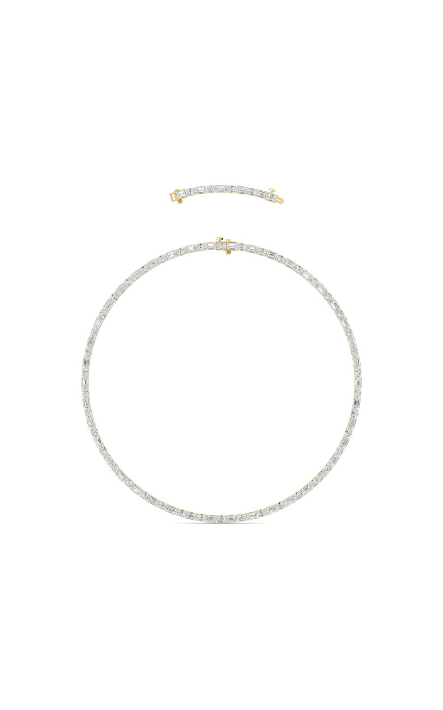 14K White Gold Necklace KJ02900N.EM-25-21F