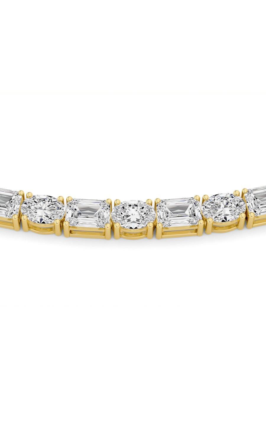 14K White Gold Necklace KJ02900N.EM-25-21F