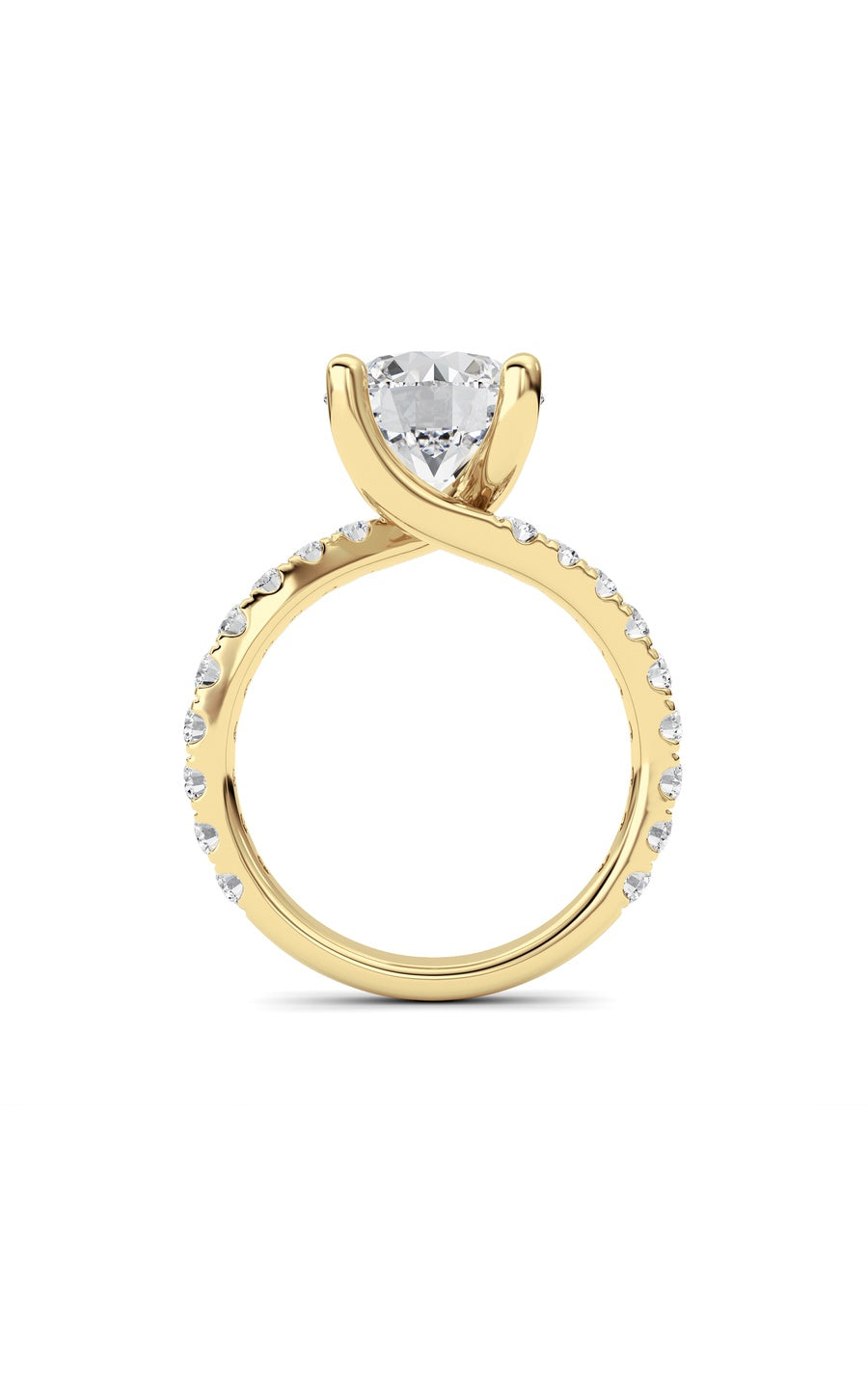 14K White Gold Ring KJ02394R.RD-3.75-21F