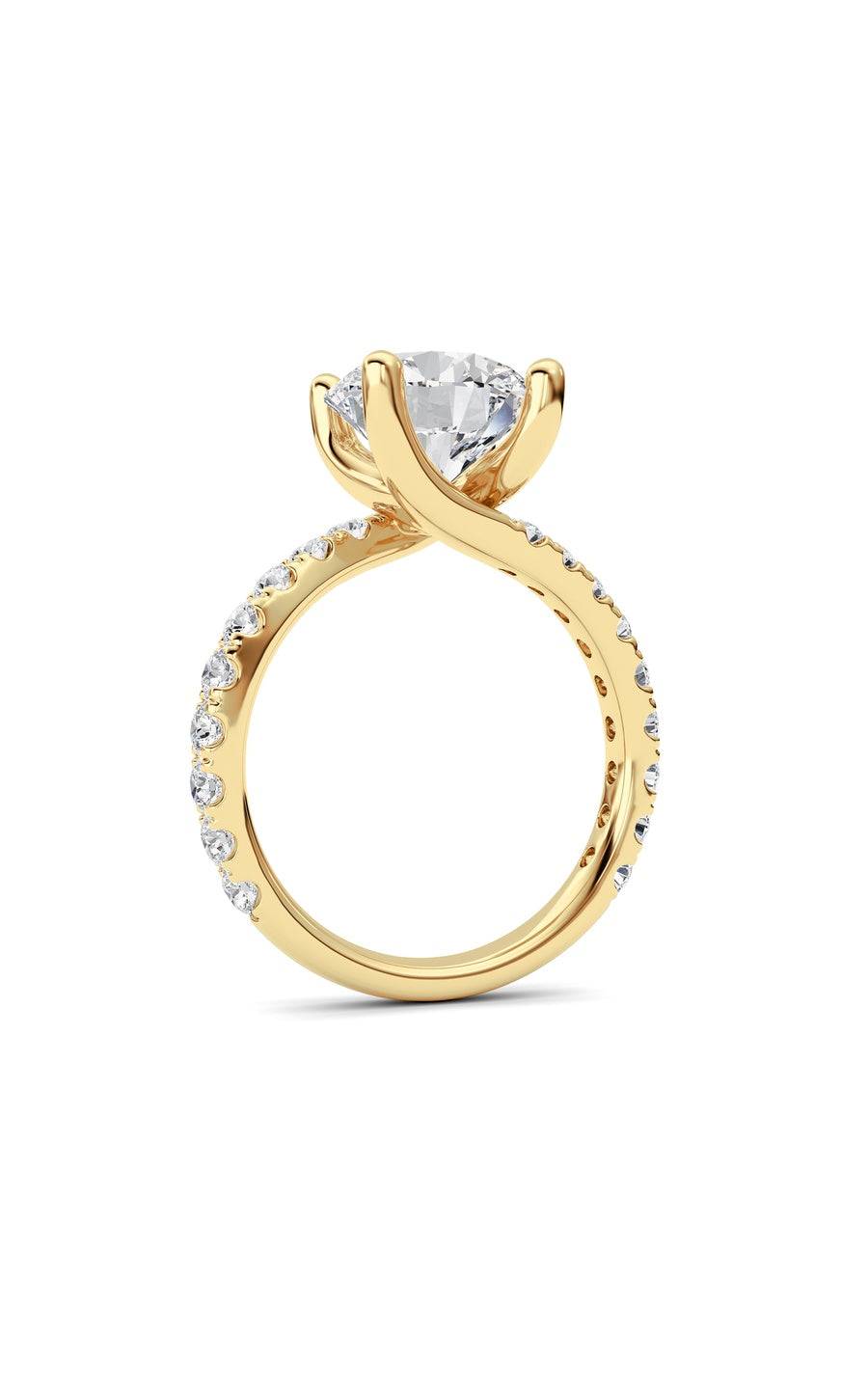 14K White Gold Ring KJ02394R.RD-3.75-21F