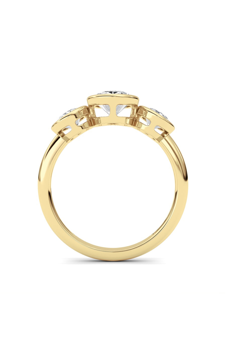 14K Yellow Gold Ring KJ02697R.OV-2-22F