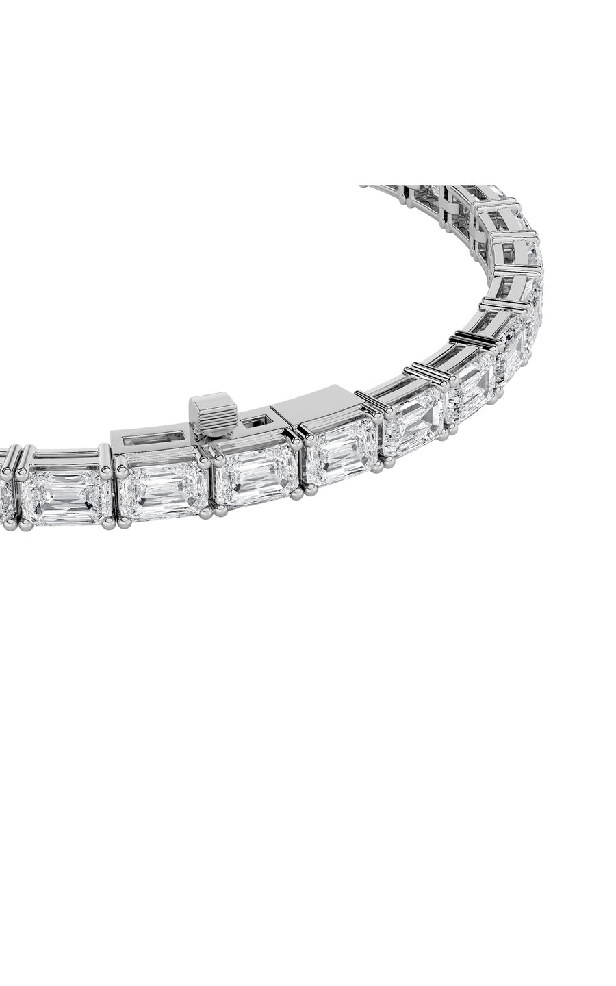 14K White Gold Bracelet KJ01991B.EM-10-21F