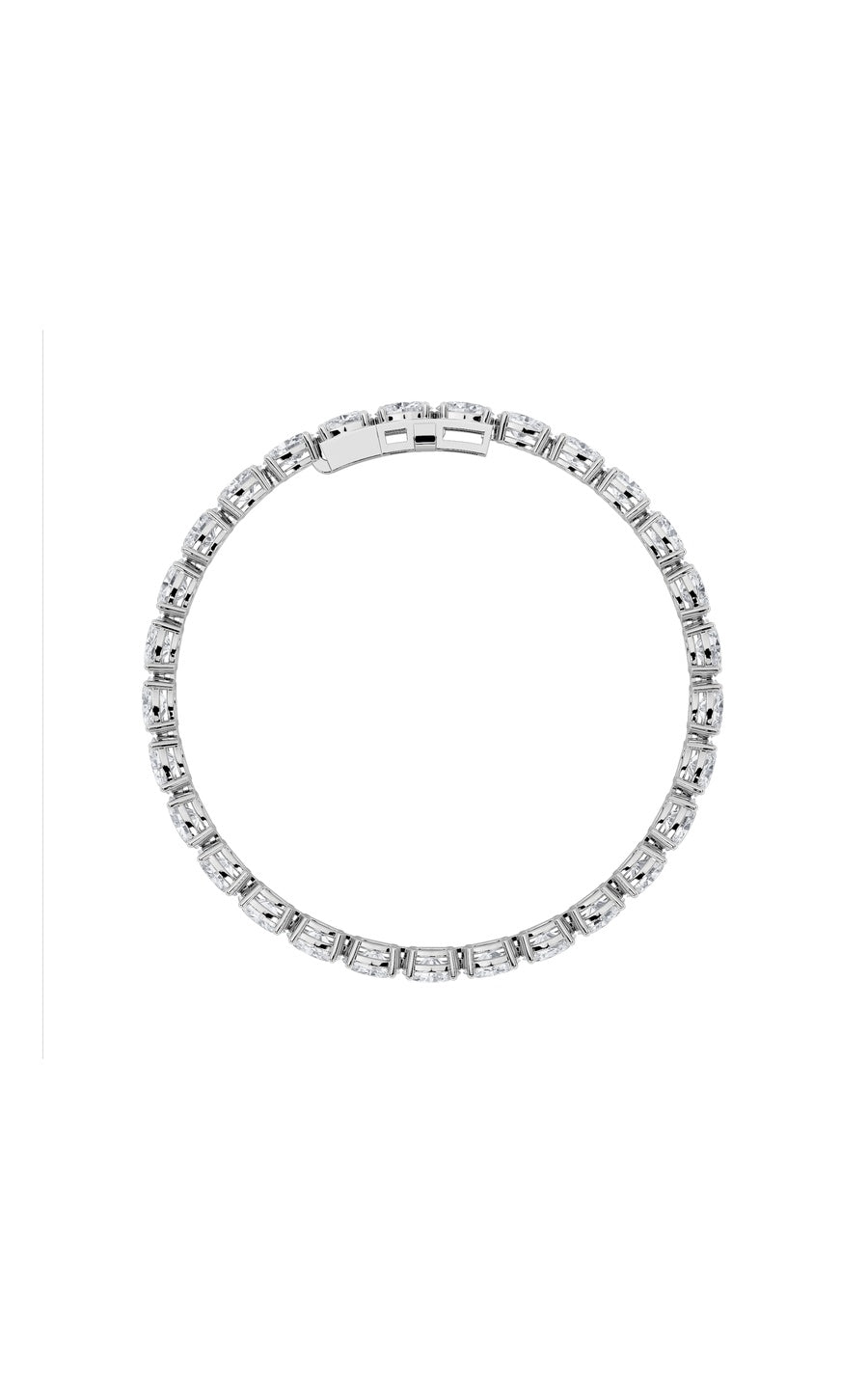 14K White Gold Bracelet KJ01991B.OV-12-21F