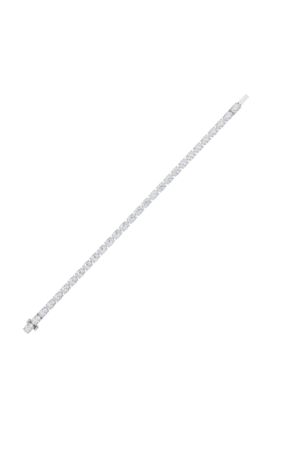 14K White Gold Bracelet KJ01991B.OV-15-21F