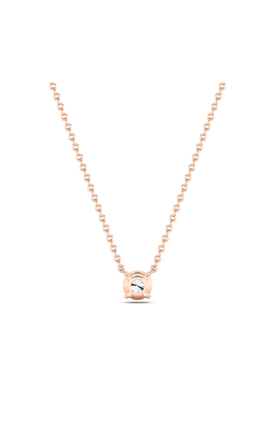 1.5Cttw Round Shaped Lab Grown Diamond (F/VS)  Necklace in 14K Gold