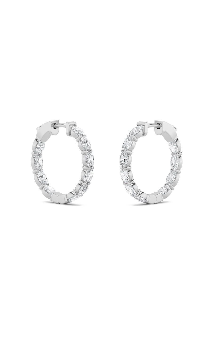 14K White Gold Earring KJ00179H.OV-4-21F