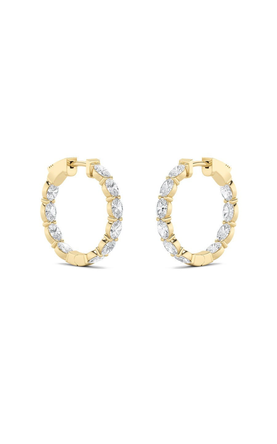 14K White Gold Earring KJ00179H.OV-4-21F