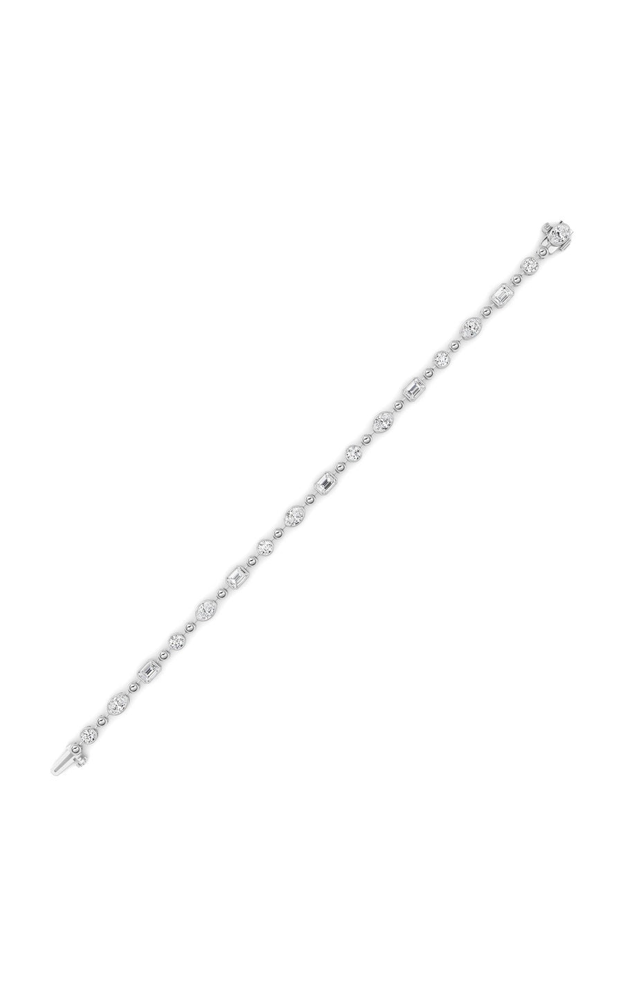 14K White Gold Bracelet KJ03210B.MX-5-21F
