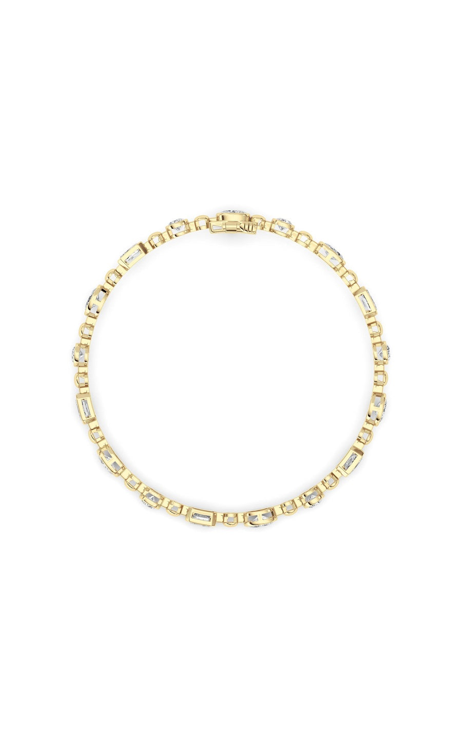 14K White Gold Bracelet KJ03210B.MX-5-21F
