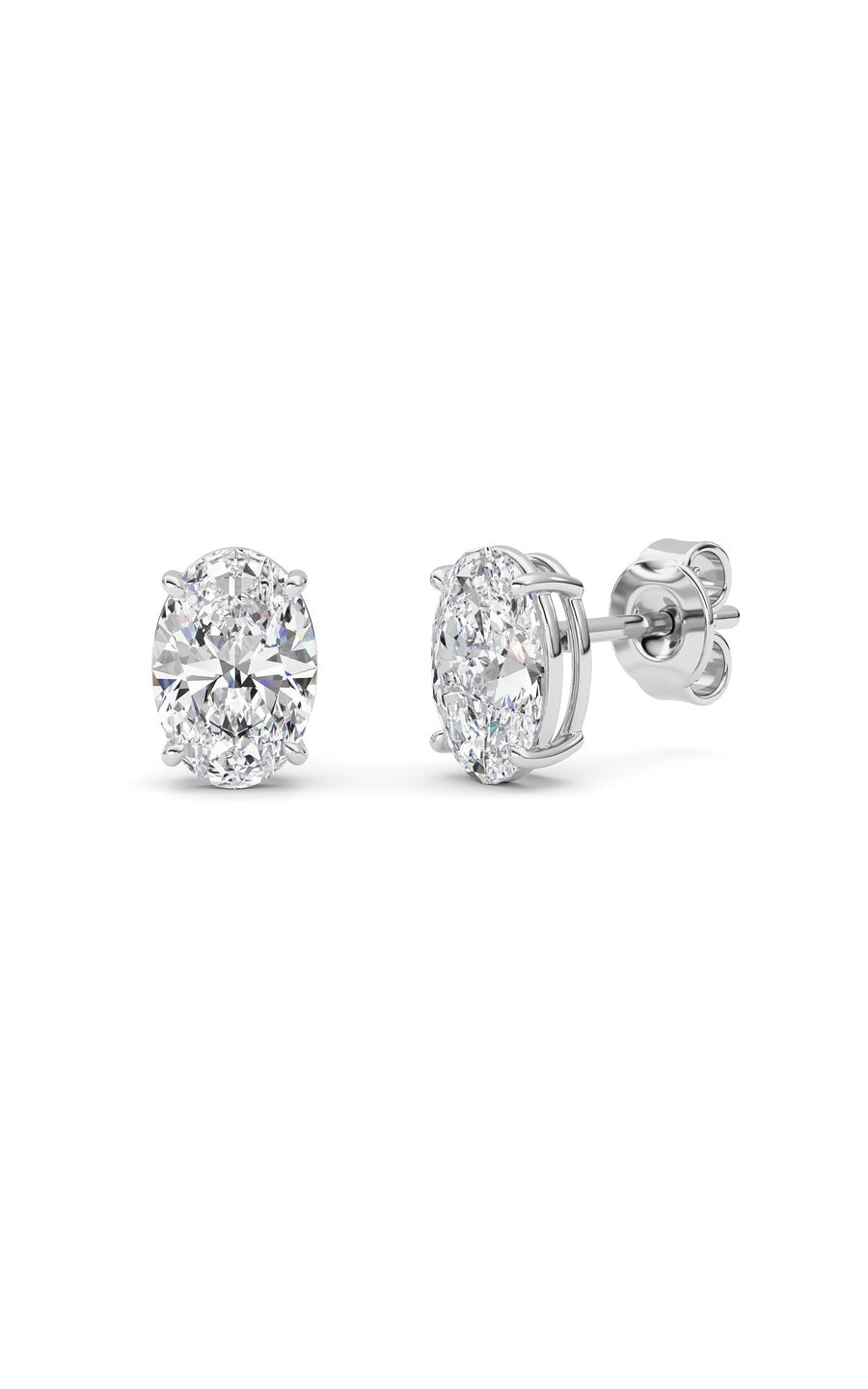 14K White Gold Earring KJ00206E.OV-4-21F