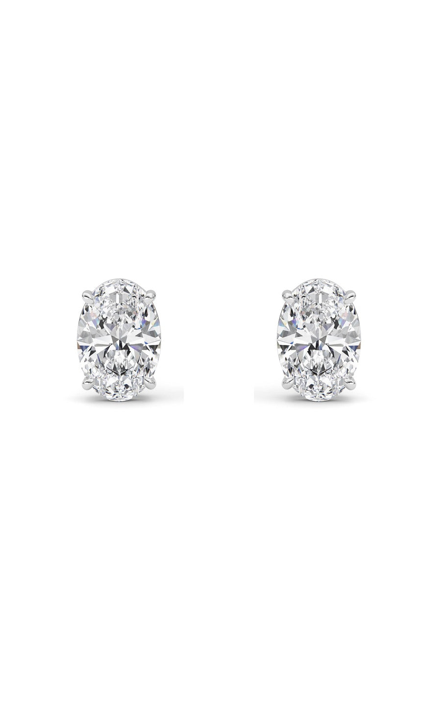 14K White Gold Earring KJ00206E.OV-4-21F