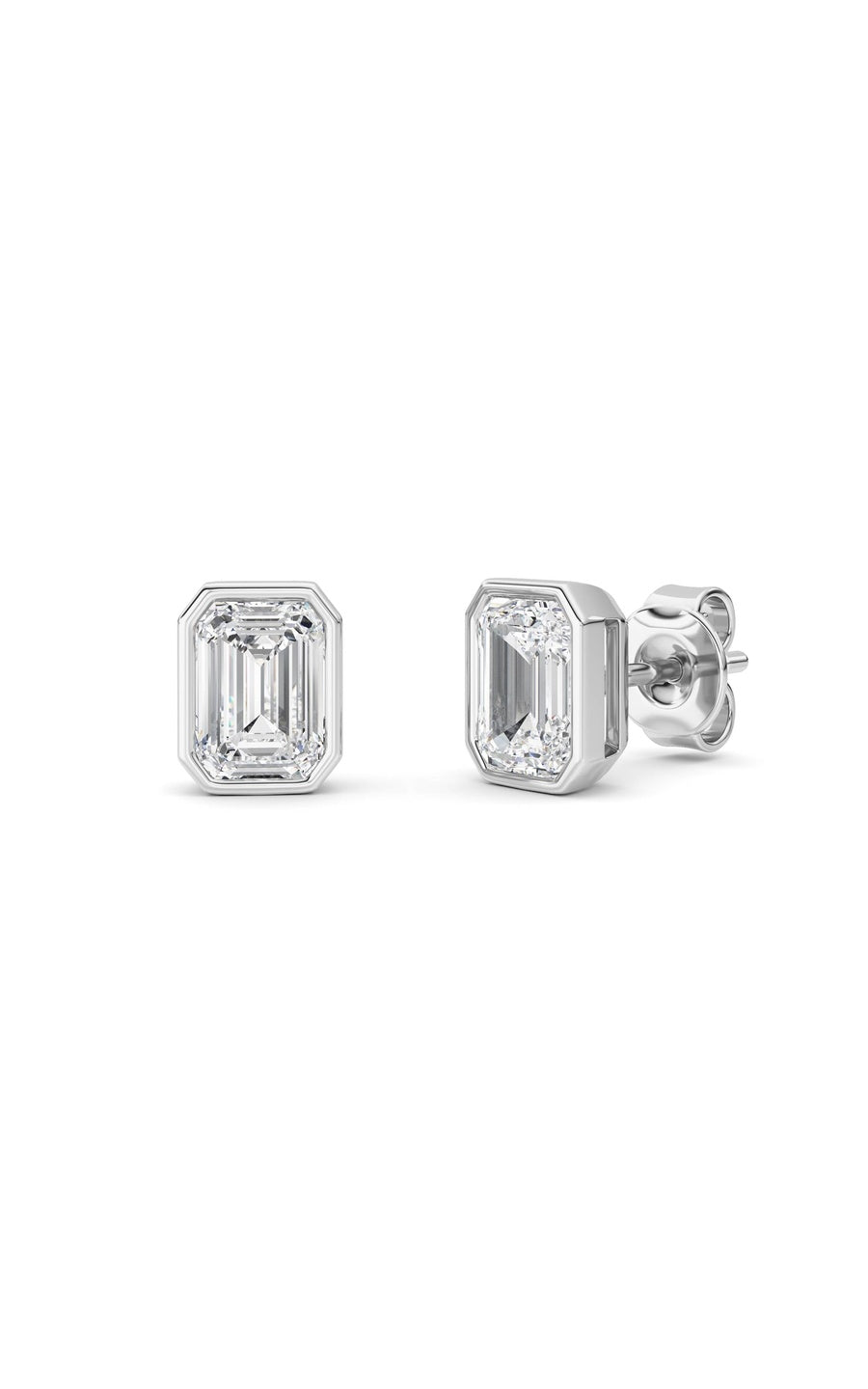 14K White Gold Earring KJ40039E.EM-2-21F