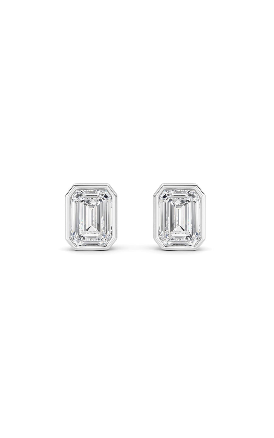 14K White Gold Earring KJ40039E.EM-2-21F