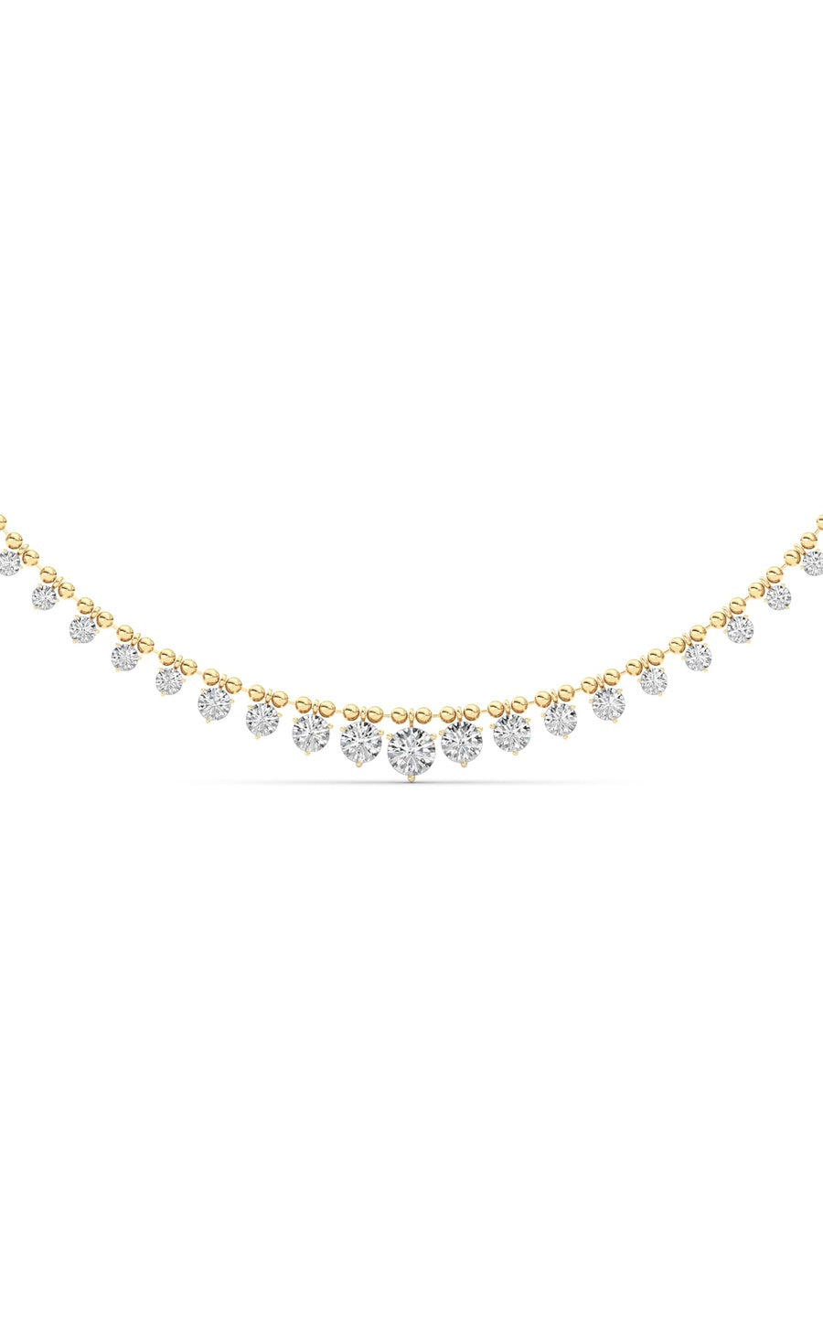 14K White Gold Necklace KJ03213N.RD-7-21F