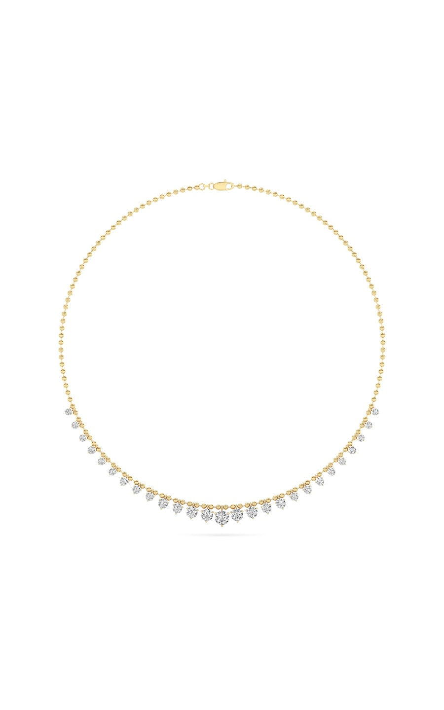 14K White Gold Necklace KJ03213N.RD-7-21F