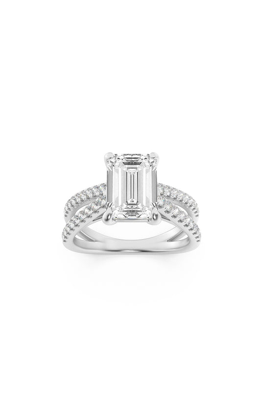 14K White Gold Ring KJ00749R.EM-2-21F