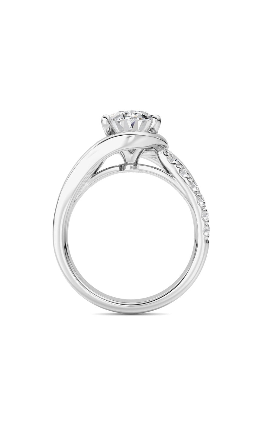 14K White Gold Ring KJ00750R.OV-3-21F
