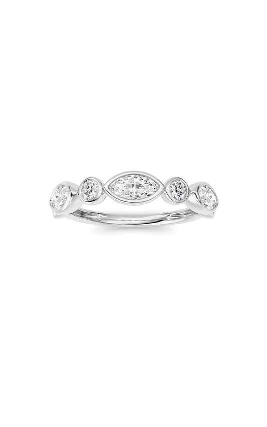 14K White Gold Ring KJ02348R.MQ-1-21F