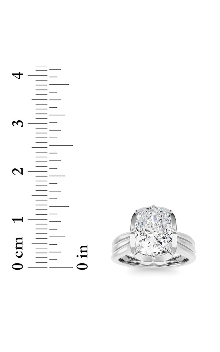 14K White Gold Ring KJ02491R.CE-3-21F