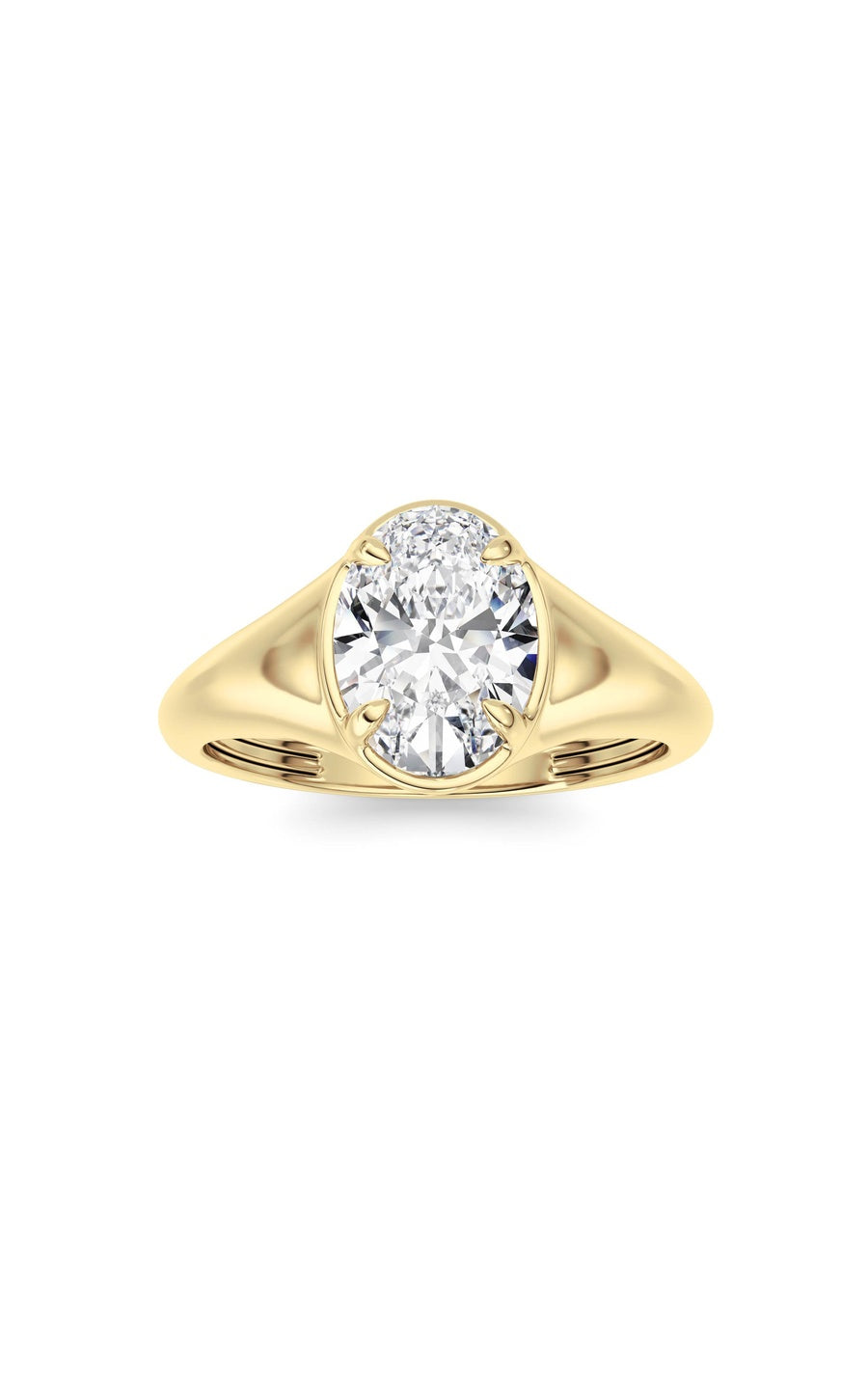 14K White Gold Ring KJ02633R.OV-1-21F